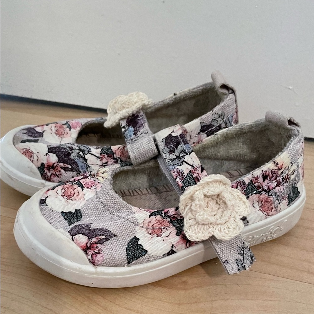 Blowfish Malibu Floral Print MaryJanes (Toddler)